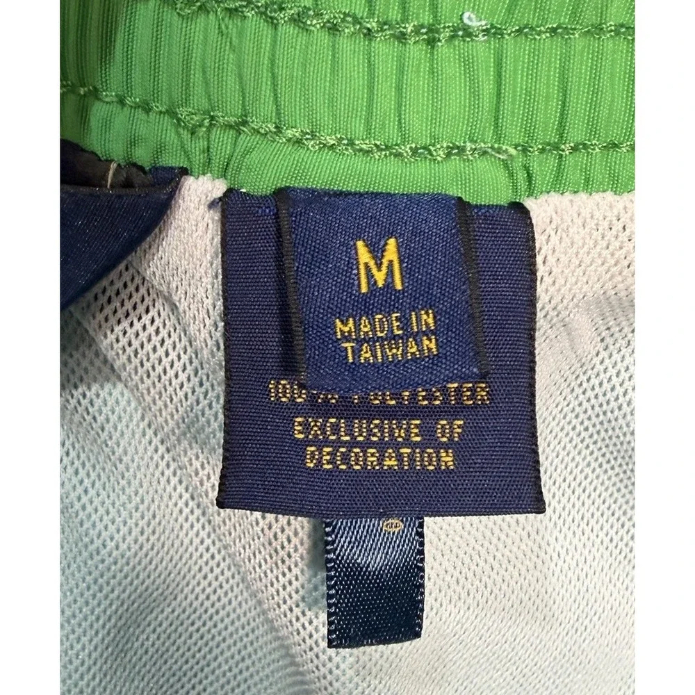 Polo Ralph Lauren Men's Teal Green Mesh Lined Swim Trunks Mid Rise Drawstring M